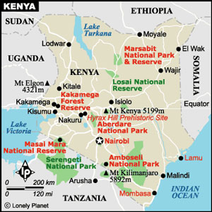 Kitale Kenya Map